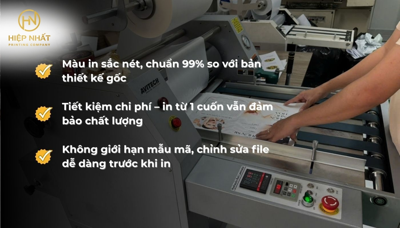 Công nghệ in menu bằng nhựa