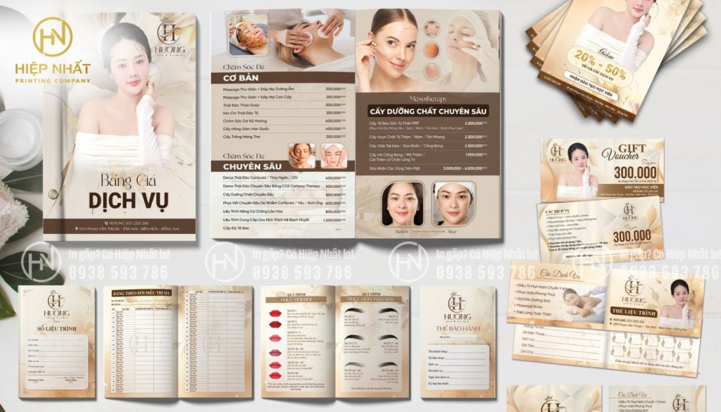 Menu spa thể hiện chuyên nghiệp của đơn vị kinh doanh cũng như là công cụ quảng bá dịch vụ hiệu quả Tại sao cần thiết kế menu spa đẹp?