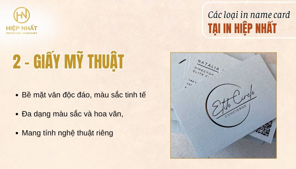  Mẫu in card visit giấy mỹ thuật mang đến sự sang trọng và khác biệt
