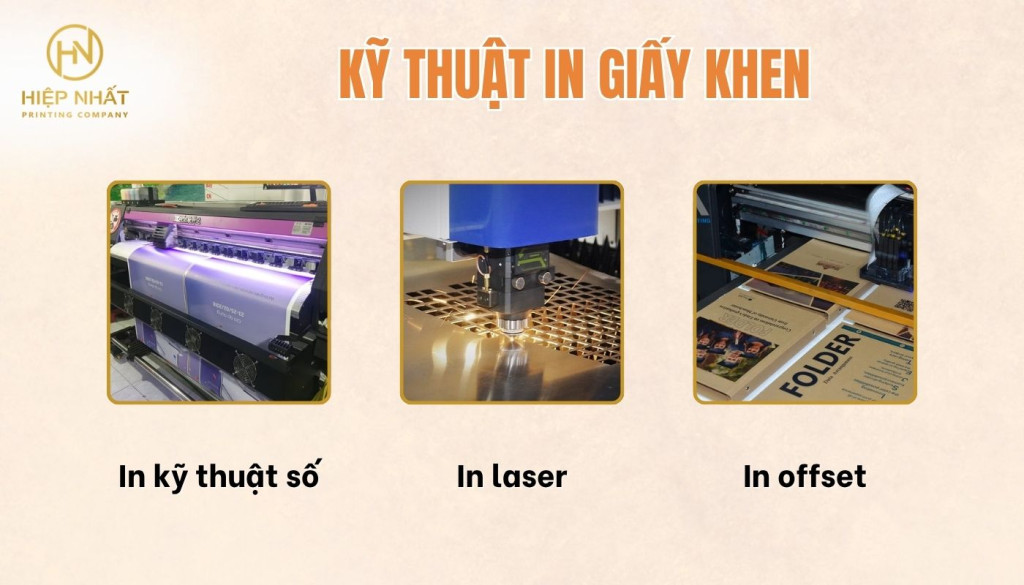 Những kỹ thuật in giấy khen