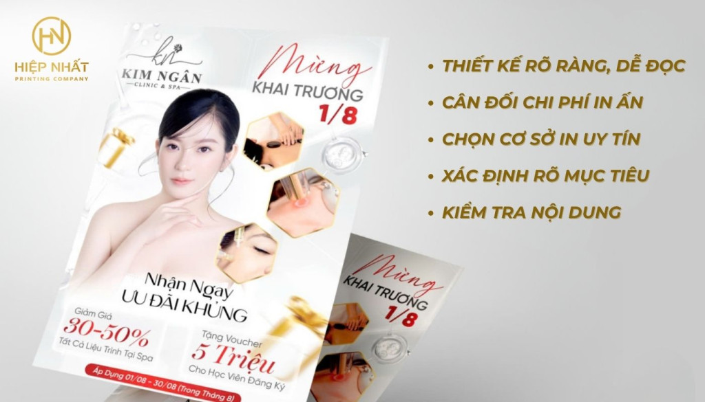 Những lưu ý quan trọng cần biết khi in tờ rơi Khách hàng cần lưu ý điều khi khi in tờ rơi?