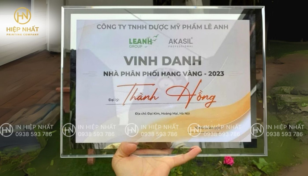 In giấy chứng nhận TPHCM cho đại lý