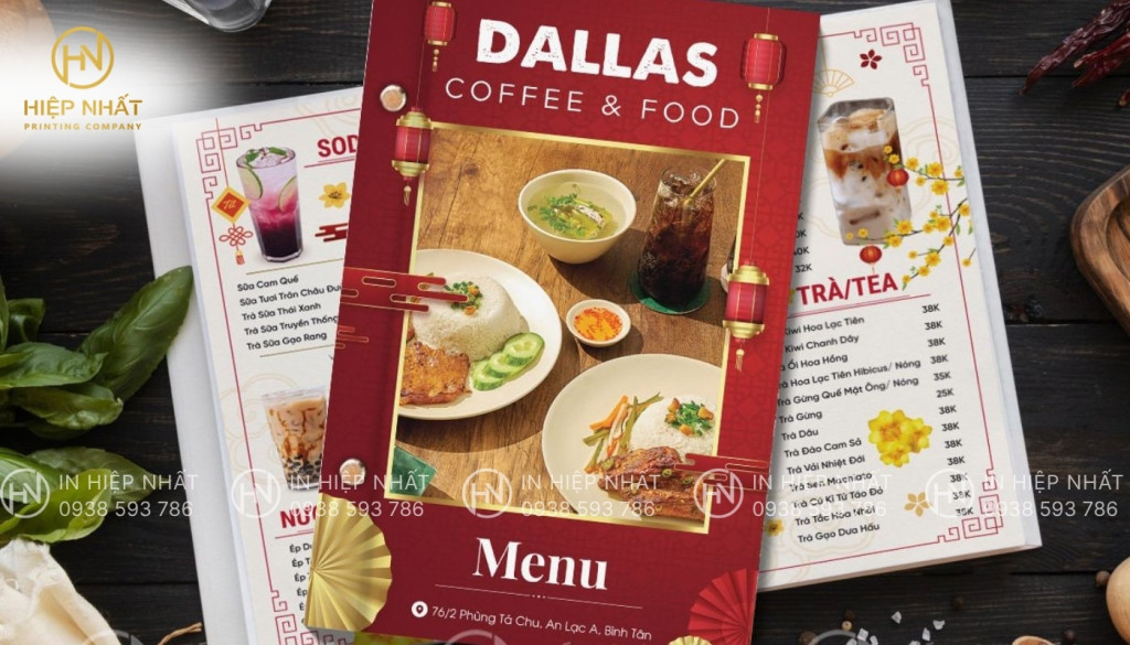 Các mẫu menu gáy ốc chất lượng