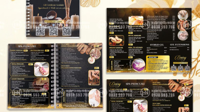 In menu Nail đẹp, chuyên nghiệp