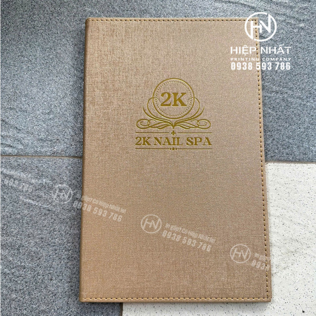 Menu bìa da gáy ốc - 2K Nail Spa