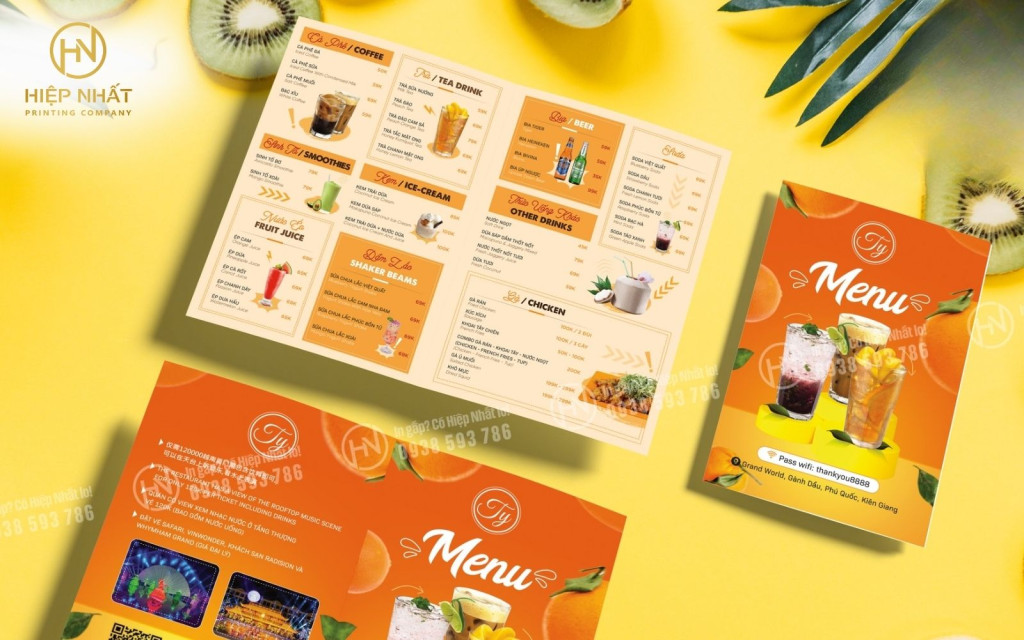 Bố cục menu logic, dễ nhìn