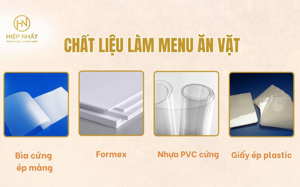 Các chất liệu phổ biến dùng để làm menu ăn vặt Các chất liệu phổ biến dùng để làm menu ăn vặt