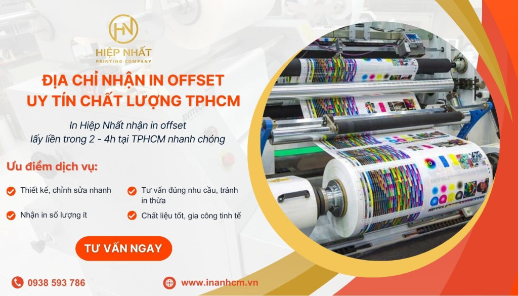 In offset nhanh chóng chất lượng giá tốt tại In Hiệp Nhất In Hiệp Nhất – Địa chỉ nhận in offset uy tín chất lượng TPHCM