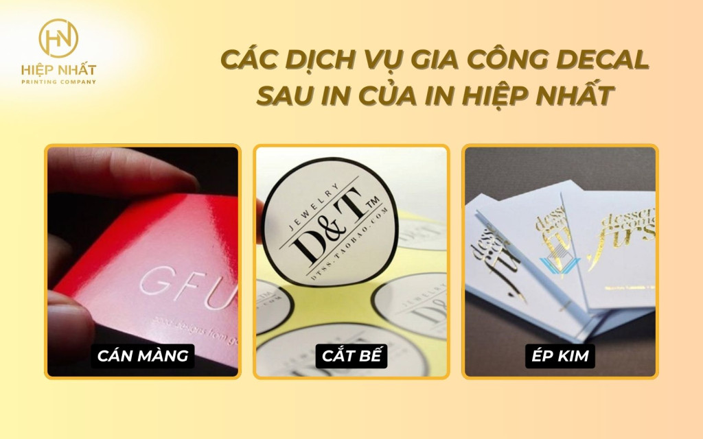 Dịch vụ gia công sau khi in decal là gì