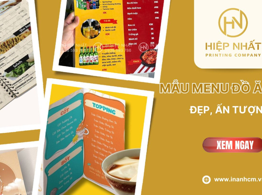 Top những mẫu menu quán ăn vặt thu hút nhất hiện nay