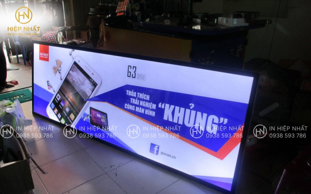 In bạt Hiflex xuyên sáng