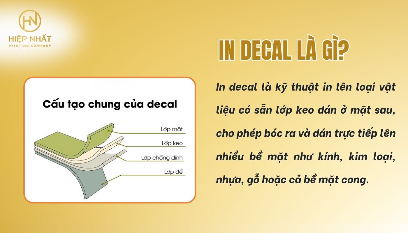 In Decal là gì? Phân loại & ứng dụng của in Decal