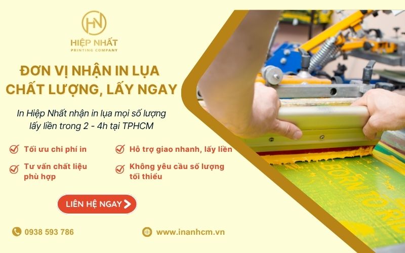 In Hiệp Nhất - Chuyên nhận in lụa chất lượng, giá tốt nhất tại TPHCM In lụa giá tốt cùng In Hiệp Nhất