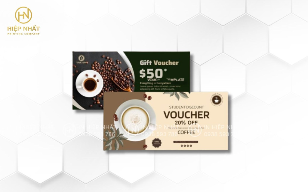 Mẫu voucher lấy ngay cho quán cafe