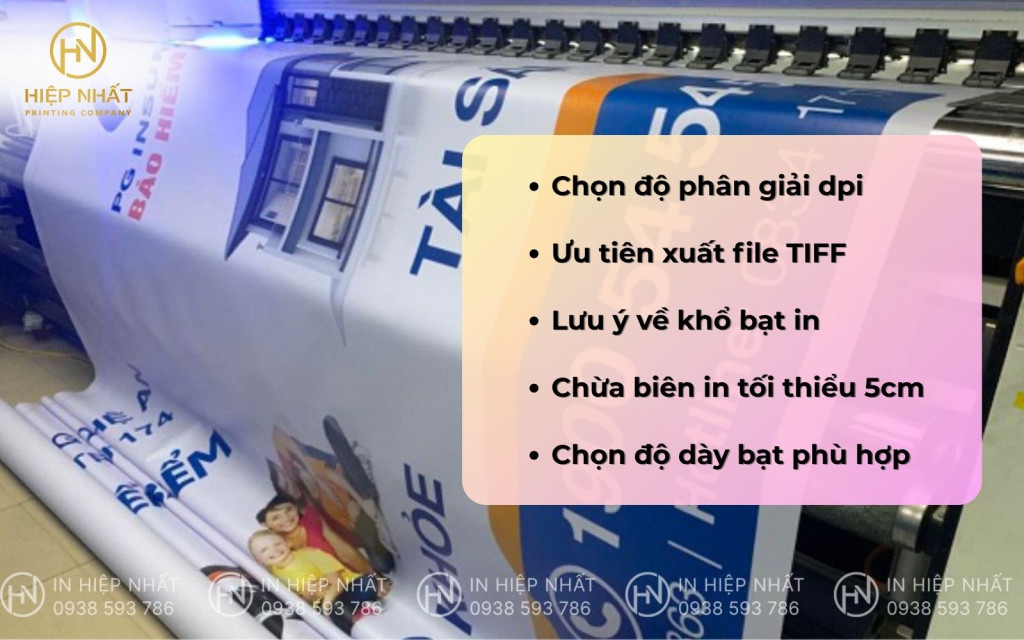 Lưu ý khi dùng bạt hiflex