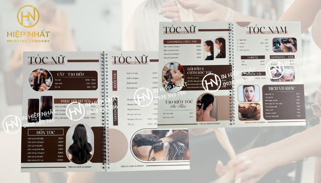 Lợi ích nổi bật của menu salon tóc