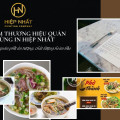 Dịch vụ in menu quán phở chuyên nghiệp, giá rẻ tại xưởng In Hiệp Nhất