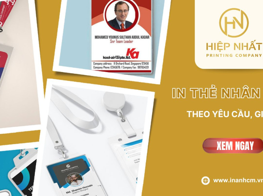 In thẻ nhân viên nhựa chất lượng theo yêu cầu lấy nhanh chóng