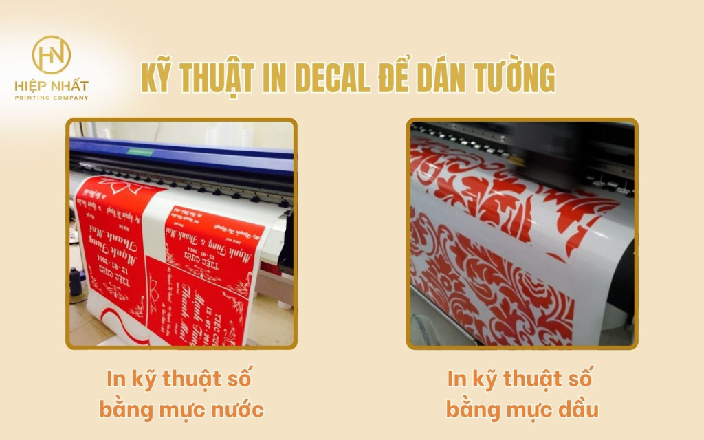 Kỹ thuật in decal dán tường phổ biến nhất