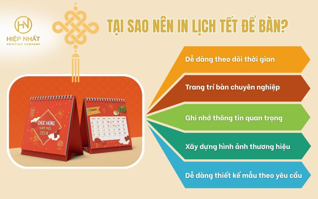 Lý do nên in lịch Tết để bàn theo yêu cầu Lý do nên in lịch Tết để bàn theo yêu cầu