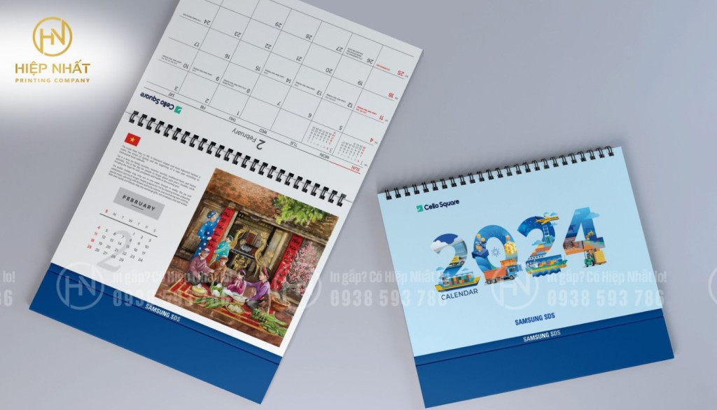 In lịch tết giá rẻ tại TPHCM cho SamSung