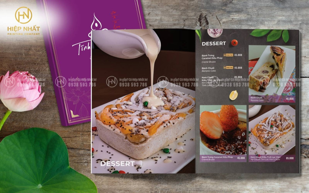 Thực đơn chuyên các món Âu