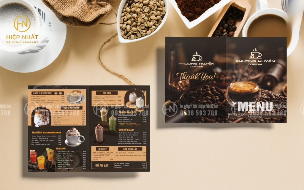 Menu phong cách luxury, thu hút thực khách