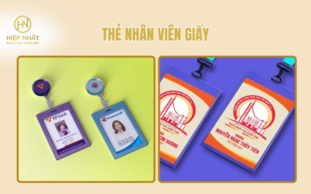 Thẻ tên bằng giấy giúp tối ưu chi phí cho các hoạt động ngắn Thẻ tên bằng giấy giúp tối ưu chi phí cho các hoạt động ngắn