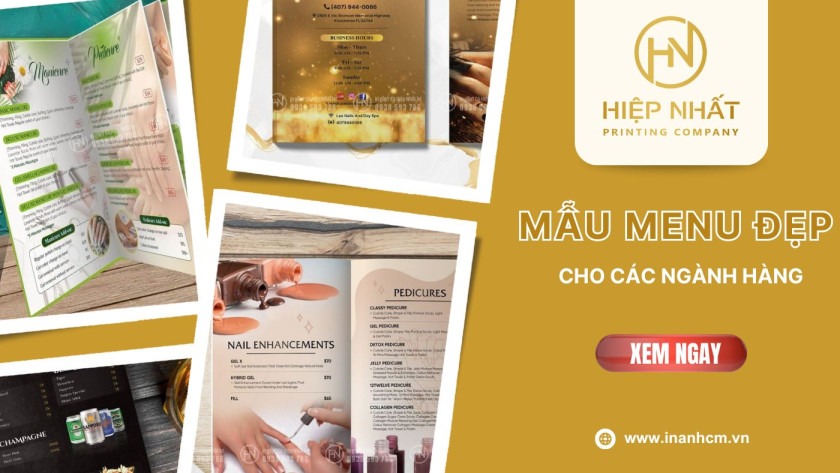 mẫu menu đẹp