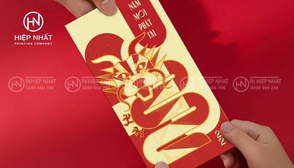 Các kỹ thuật in và sau in giúp bao lì xì doanh nghiệp thêm nổi bật và chuyên nghiệp