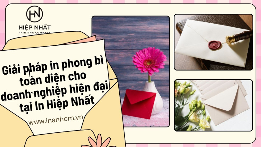 Giải pháp in phong bì toàn diện cho doanh nghiệp hiện đại tại In Hiệp Nhất