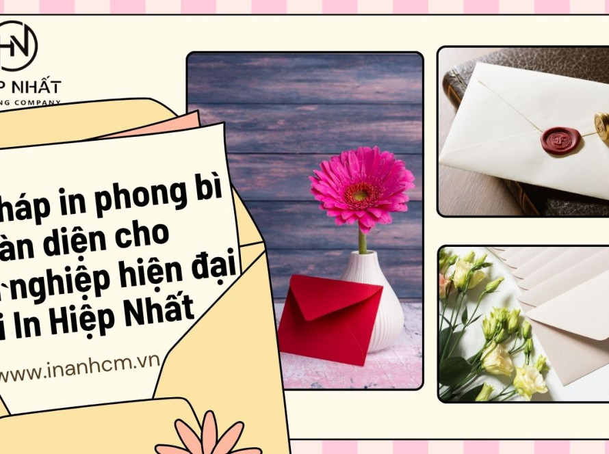 Giải pháp in phong bì toàn diện cho doanh nghiệp hiện đại tại In Hiệp Nhất