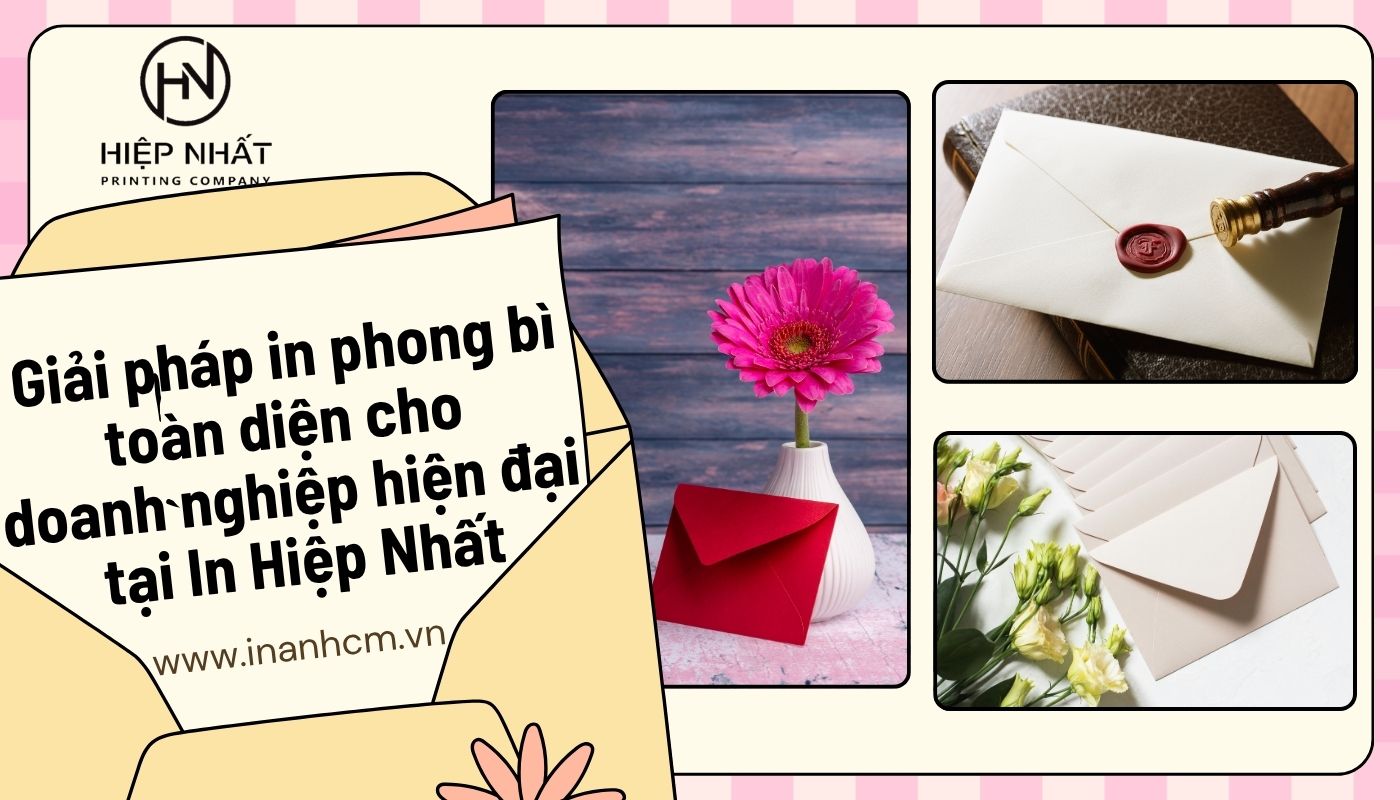 Giải pháp in phong bì toàn diện cho doanh nghiệp hiện đại tại In Hiệp Nhất