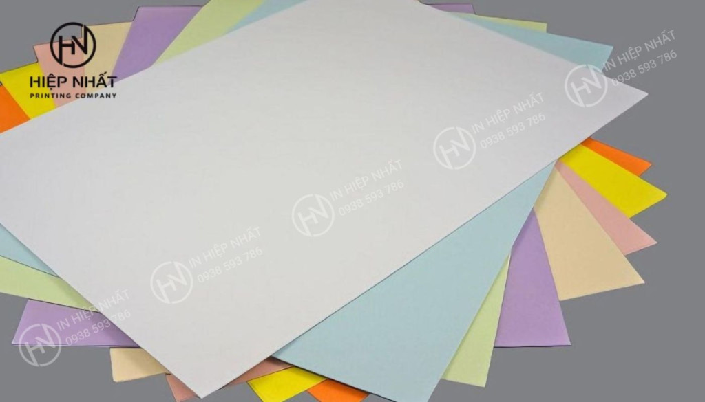 Giấy Couche có nhiều định lượng phù hợp từng nhu cầu in