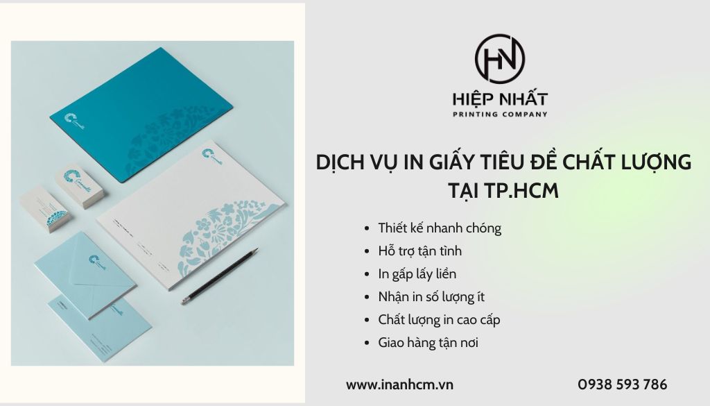 Dịch vụ in giấy tiêu đề In Hiệp Nhất