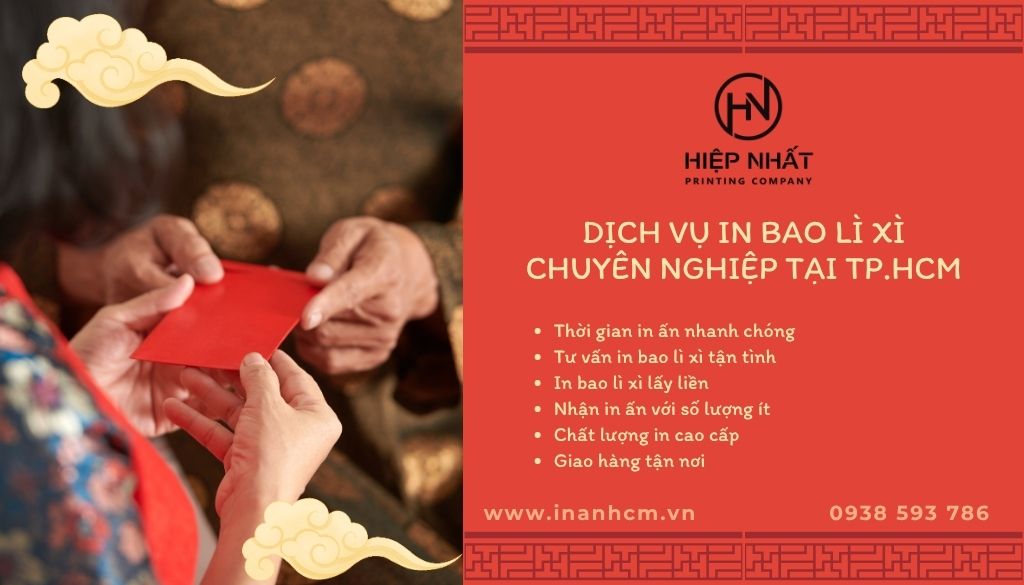 Dịch vụ in bao lì xì In Hiệp Nhất