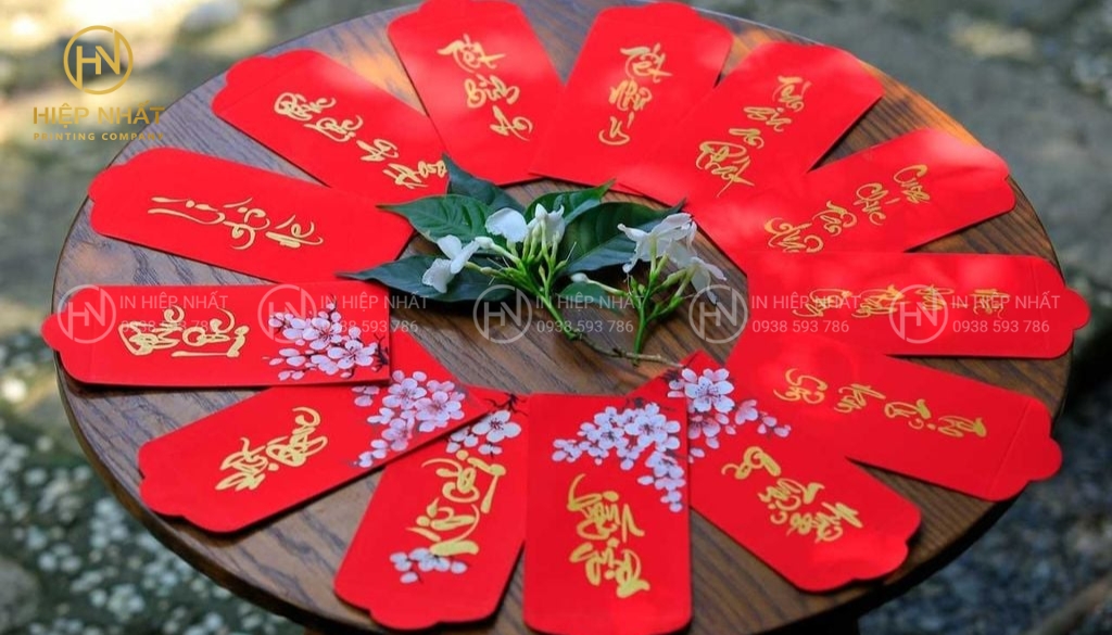 In Hiệp Nhất - Nhận thiết kế và in mọi kích thước bao lì xì theo yêu cầu