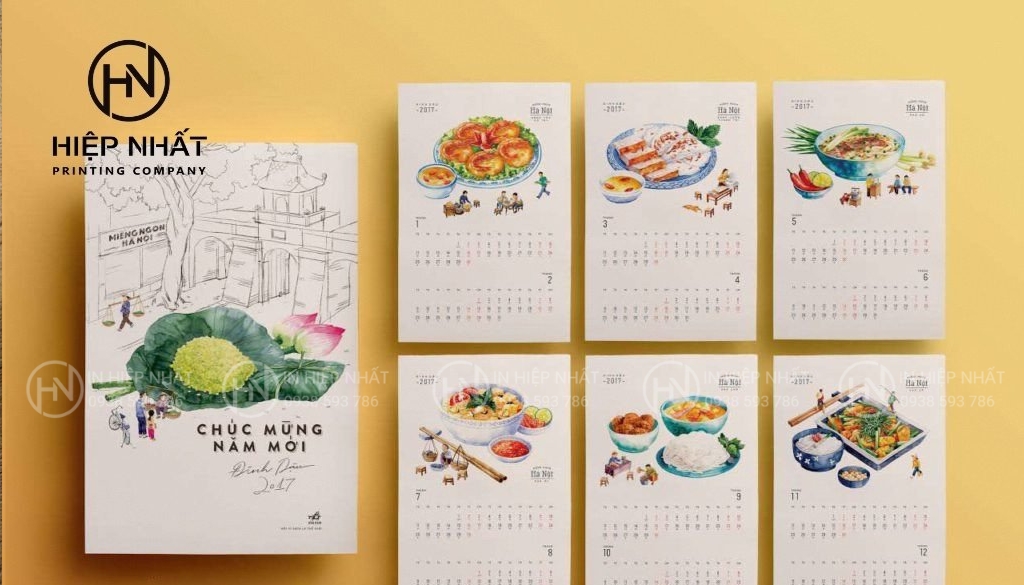 In Hiệp Nhất là xưởng in lịch Tết độc quyền, cam kết chất lượng, giá tận gốc