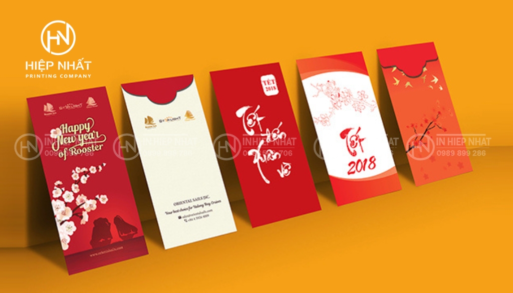 In bao lì xì doanh nghiệp giúp quảng bá thương hiệu hiệu quả dịp Tết
