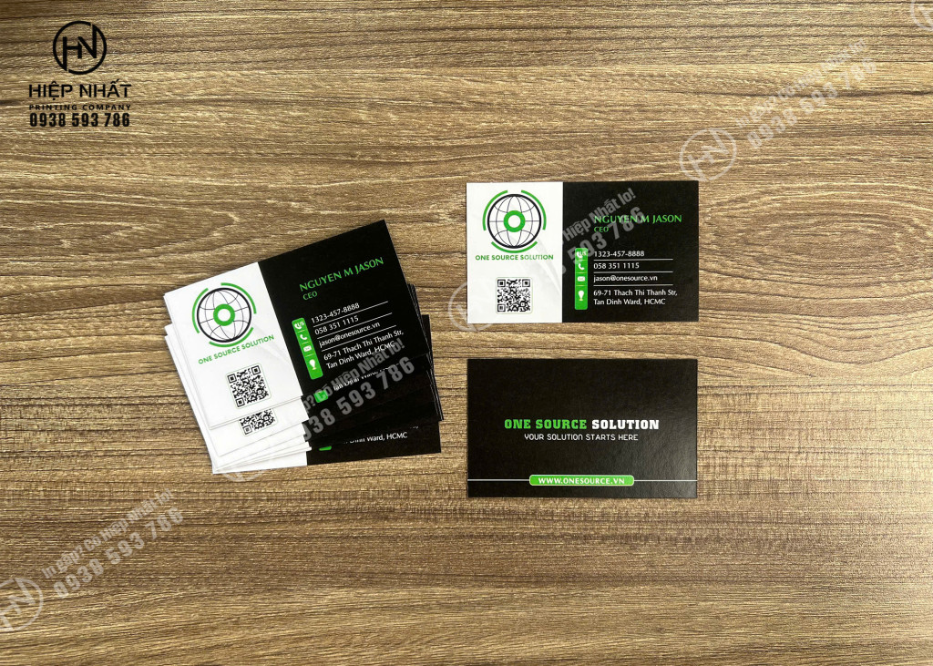 Mẫu in danh thiếp chuyên nghiệp