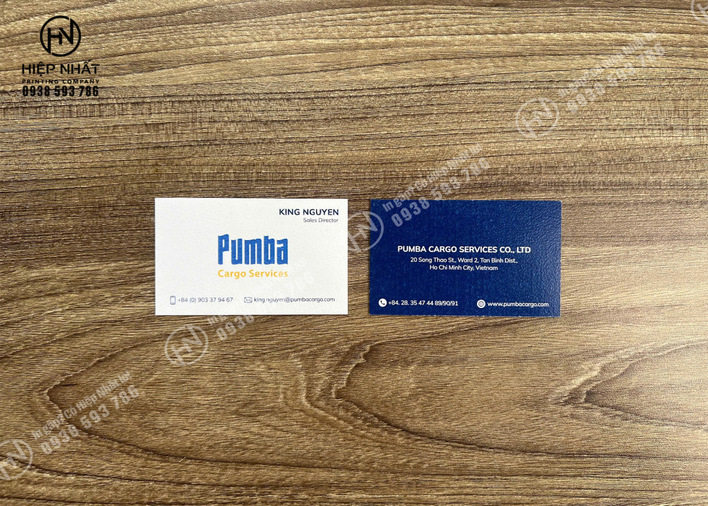 Mẫu in danh thiếp đơn giản
