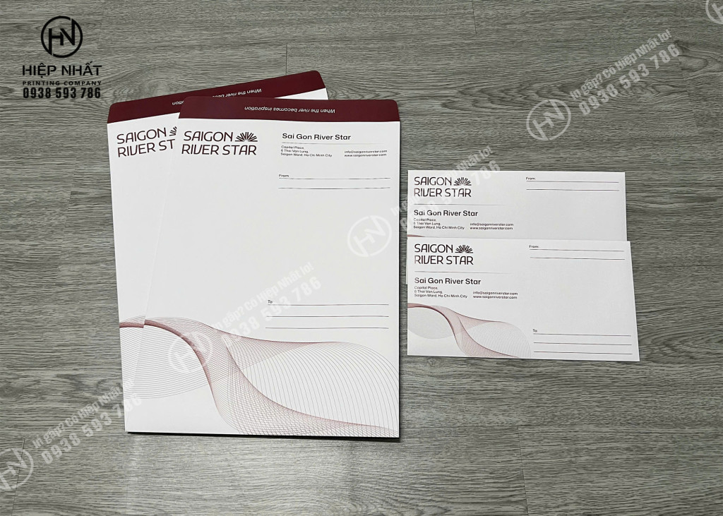 Mẫu phong bì chuyên nghiệp cho doanh nghiệp