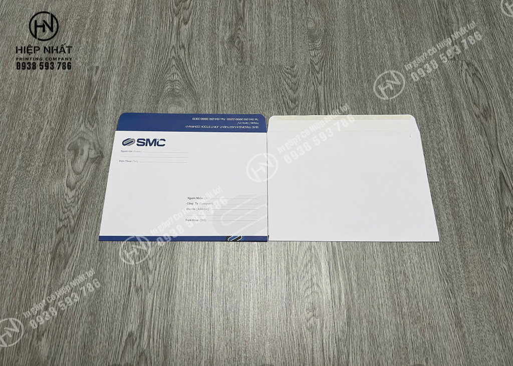 mẫu phong bì thư chuyển phát nhanh tiện lợi