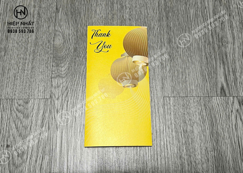 Mẫu phong bì nhỏ gọn, có thể dùng làm bao lì xì