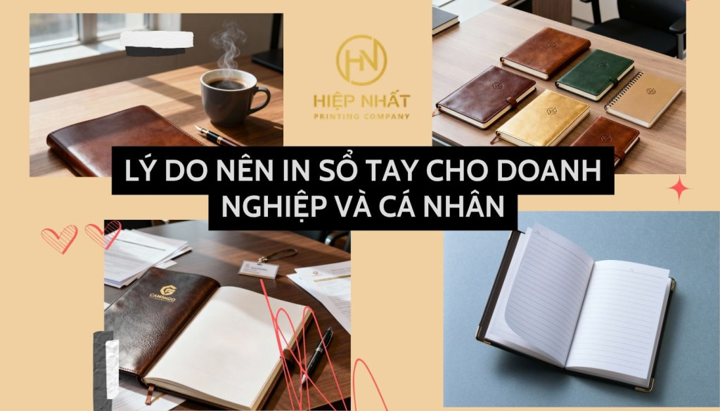 In sổ tay cho cá nhân và doanh nghiệp mang lại nhiều lợi ích vượt trội