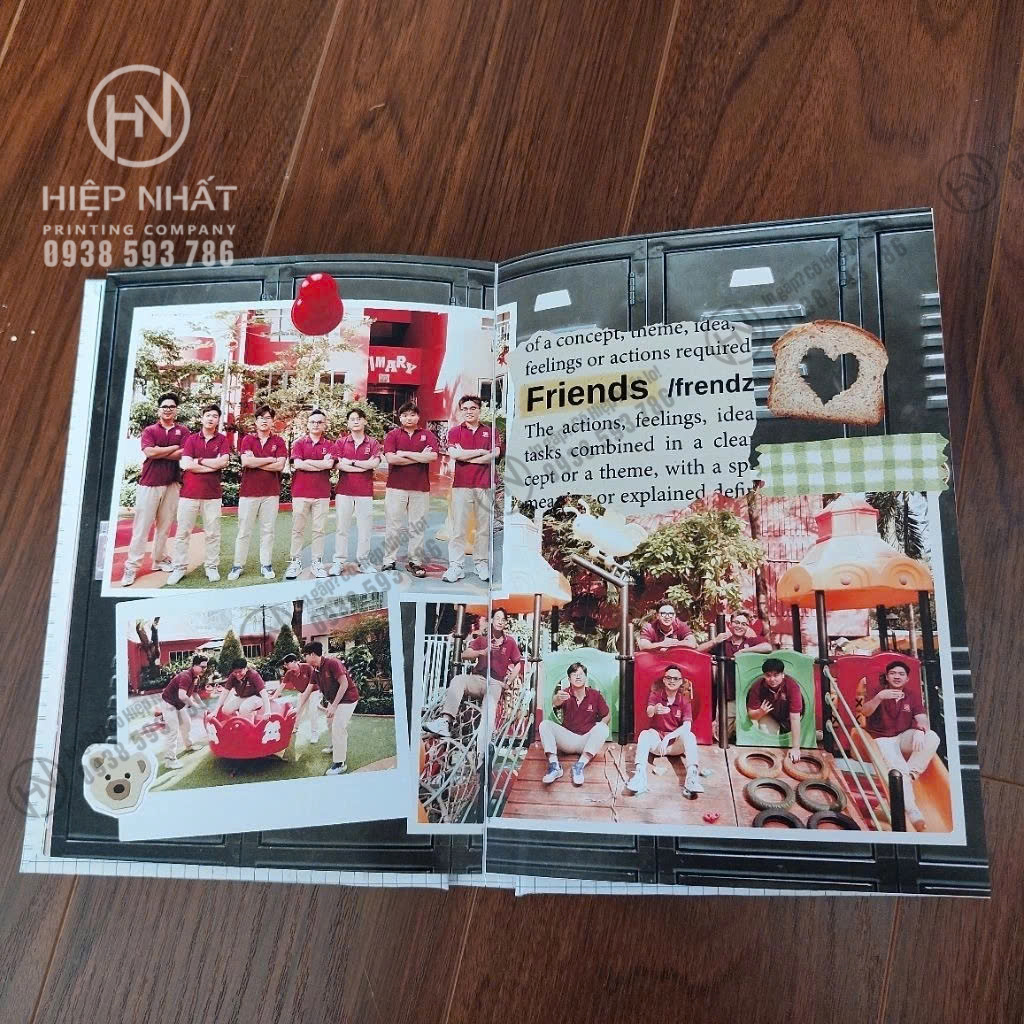 Mẫu in ảnh kỷ yếu sáng tạo