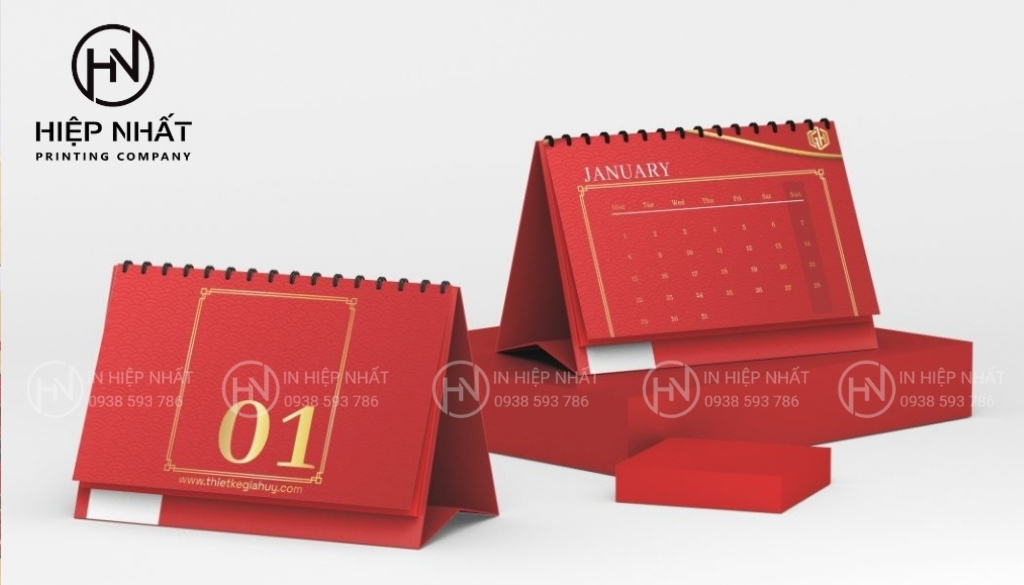 Lịch để bàn là công cụ nhắc việc gọn gàng, tiện lợi cho mọi không gian làm việc