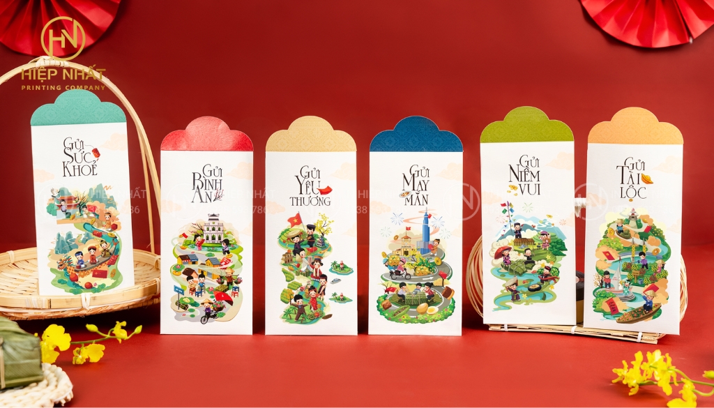 Mẫu lì xì dành cho các sự kiện, quà tặng kèm