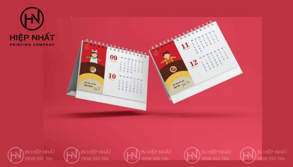 Mẫu lịch Tết là quà tặng ý nghĩa, gắn kết gia đình và thương hiệu