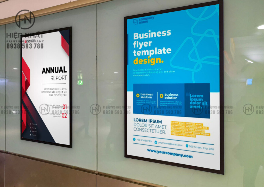 Mẫu poster khổ lớn phù hợp trong quay phim sự kiện